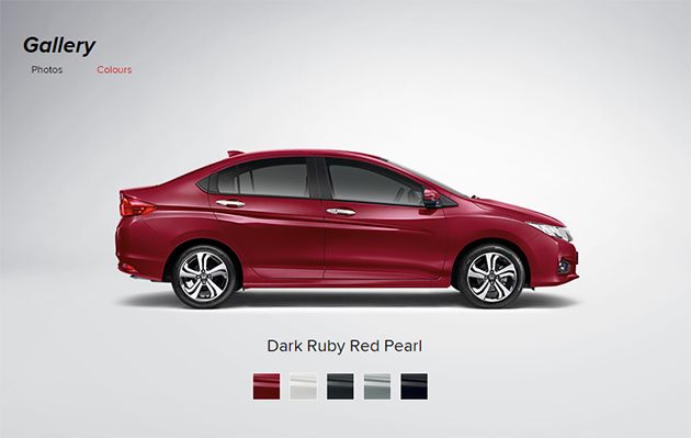 Honda City增新色！Dark Ruby Red Pearl现在已经可以选购！
