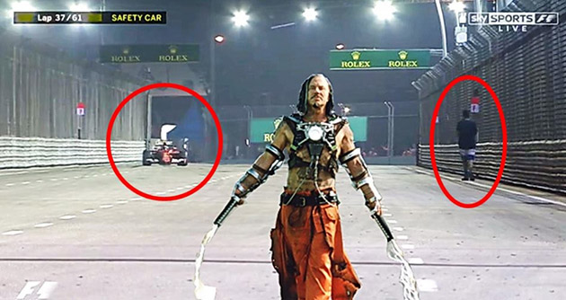 钢铁人2剧情出现在新加坡F1赛事中！
