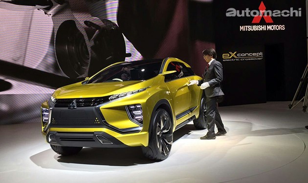 东京车展:Mitsubishi纯电SUV现身!eX Concept续航能力达到400km!