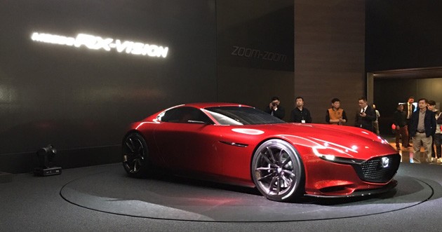 欢庆50周年！Mazda 新转子传人RX-Vision 2017年现身！