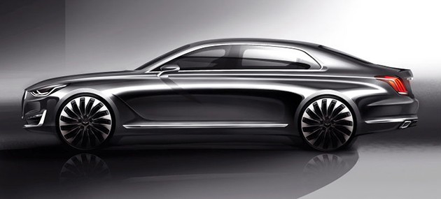 动作迅速！Genesis首款作品G90/EQ900确定年尾韩国发布！