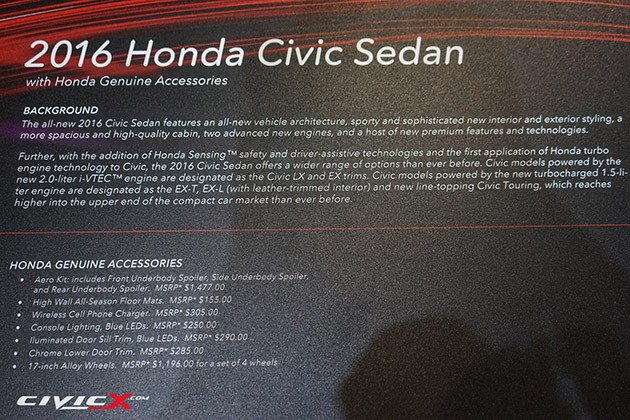 毒死你！Honda原厂亲自操刀Civic X的帅气套件！