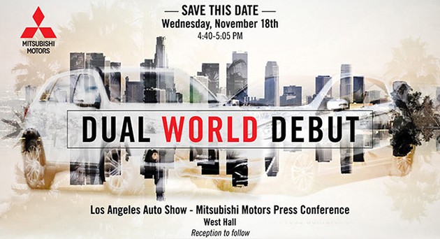 反击号角正式吹起!Mitsubishi将在洛杉矶车展全球首发两款新车!
