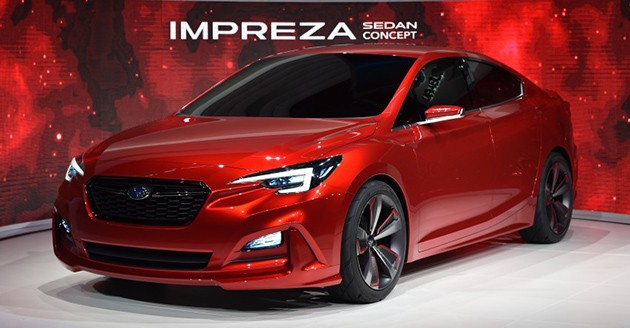 全新Subaru impreza Sedan Concept亮相洛杉矶车展！