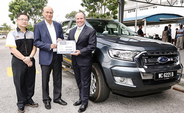 Ford Ranger 获得ASEAN NCAP最高的五星级安全评级
