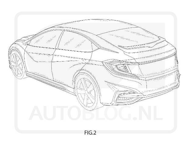 疑似中国版Civic的神秘Honda房车草图现身！