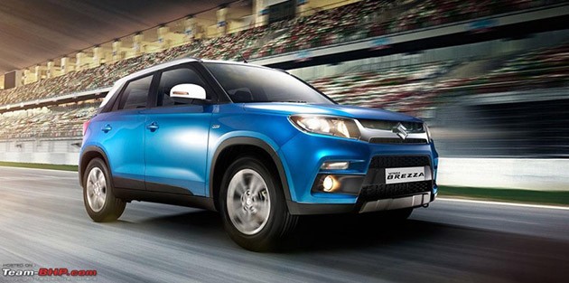 Maruti Suzuki全新小型SUV Vitara Brezza定妆照现身!