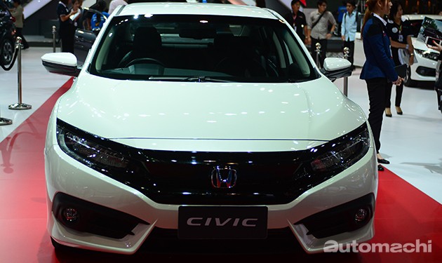2016曼谷车展现场直击：Honda Civic X 1.8与1.5 Turbo同时现身！
