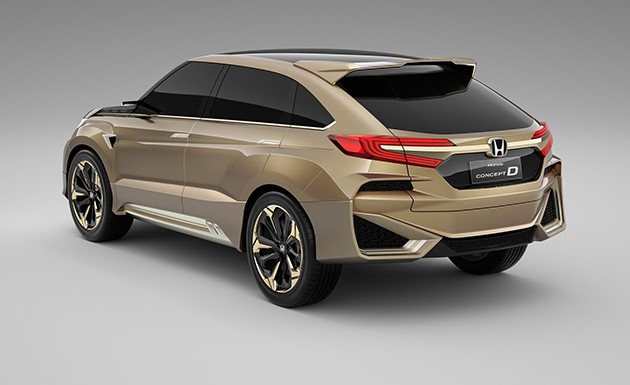 Honda土豪金SUV将命名UR-V？