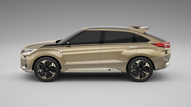 Honda土豪金SUV将命名UR-V？