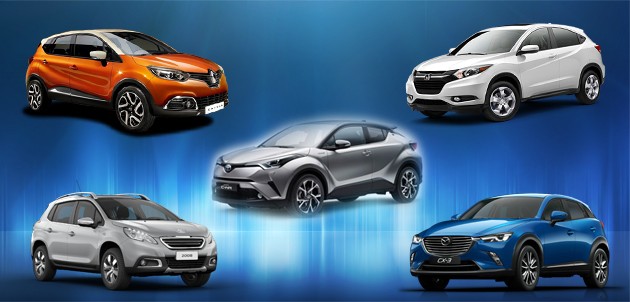 车款对比:Toyota C-HR跟其他四个对手相比谁胜谁负?