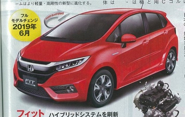 2019年Honda Jazz现身?