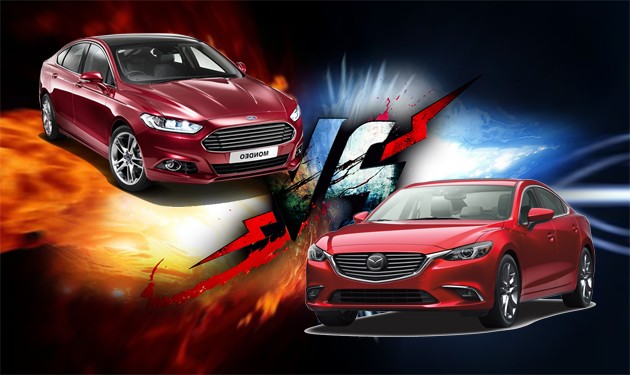 曾经同门的对决!Mazda6 2.5 Skyactiv对比Ford Mondeo 2.0 Ecoboost!