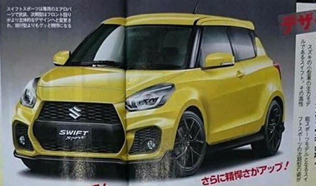 追求极致轻量化!下一代Suzuki Swift车重可能只有800kg左右!