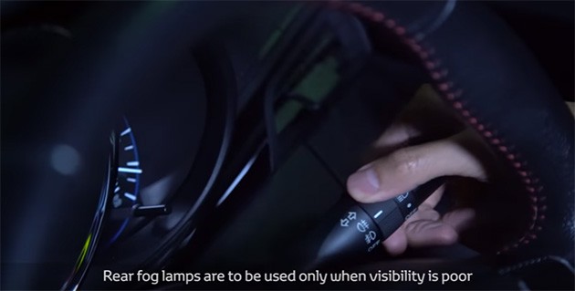 为了其他的驾驶人士着想,请不要在不对的时候开启你的后雾灯!