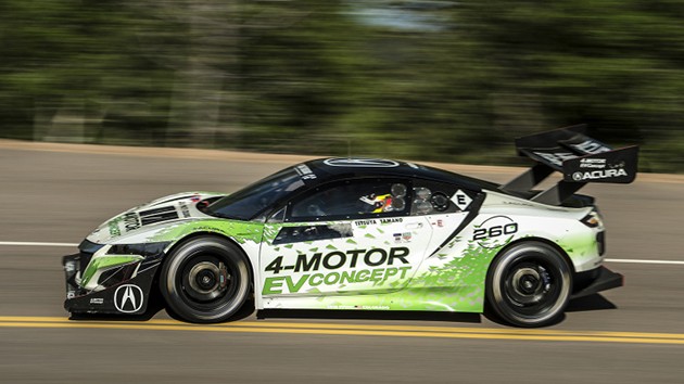 千匹马力！Acura NSX电动赛车版将出征美国派克峰！