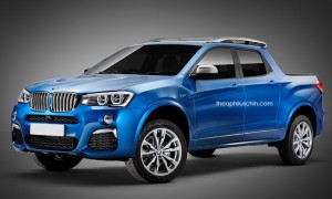 死磕Mercedes-Benz?BMW Pick Up假想图现身!