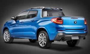 死磕Mercedes-Benz?BMW Pick Up假想图现身!
