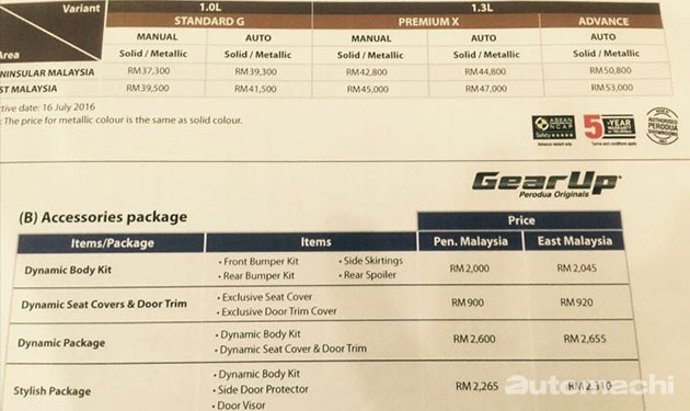 Perodua Bezza正式开放预订,价格从RM37,300起!