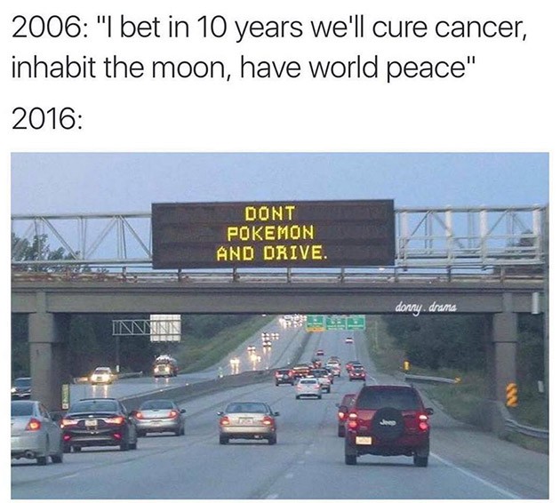 Pokemon Go!居然导致车祸率增加!