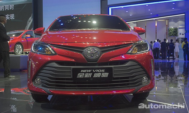 同步更新CVT变速箱！Toyota Vios小改款9月中国上市！