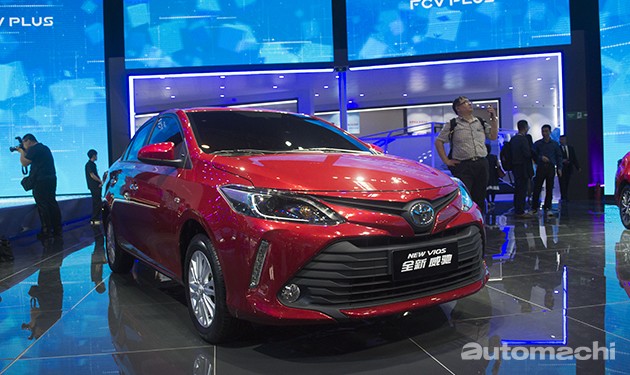 同步更新CVT变速箱！Toyota Vios小改款9月中国上市！