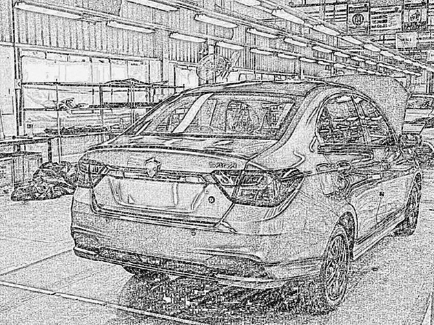 全新Proton Saga 2016清晰谍照出现！