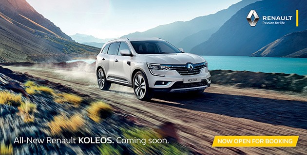 Renault正式宣布全新Koleos开放预订!