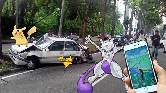 小心！开车时请不要游玩Pokemon Go！