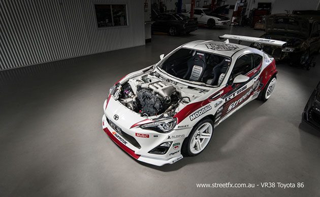 史上最强86！Toyota 86移植R35心脏！