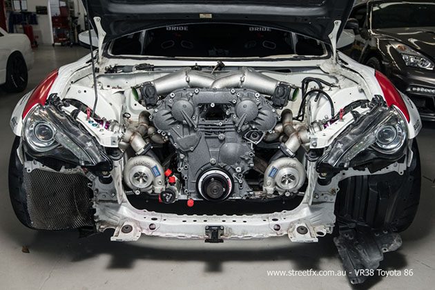 史上最强86！Toyota 86移植R35心脏！