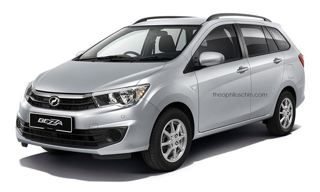 Theophilus Chin 再出手， Perodua Bezza Wagon 假想图登场！