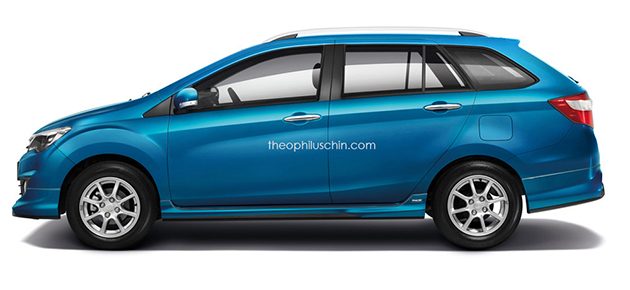 Theophilus Chin 再出手， Perodua Bezza Wagon 假想图登场！
