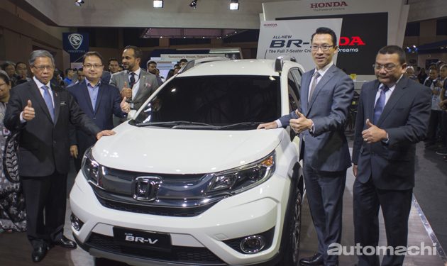 七人座SUV Honda BR-V大马首秀！