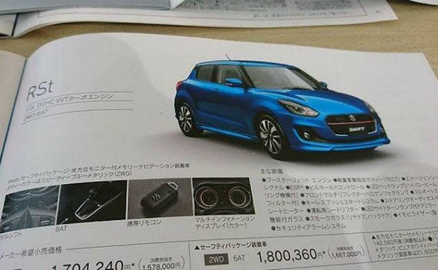 涡轮雨燕！ Suzuki Swift 2017 确定12月27发表！