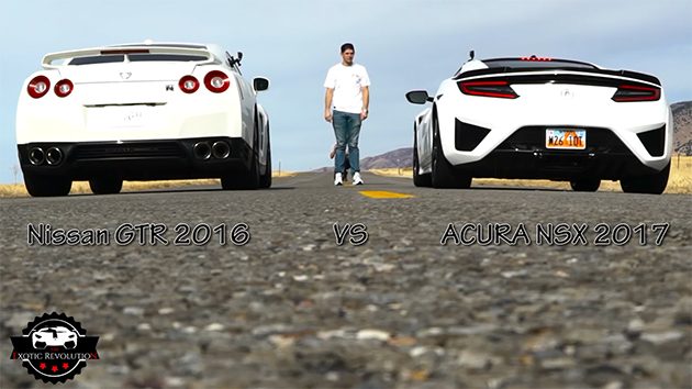 Acura NSX VS Nissan GTR35，谁胜谁负？