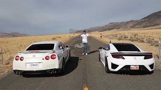 Acura NSX VS Nissan GTR35，谁胜谁负？