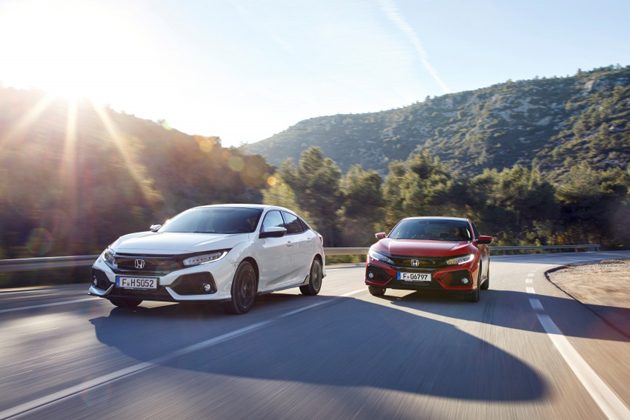 1.0涡轮登场！ Honda Civic HB 欧洲正式登场！