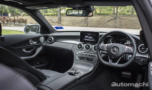 Mercedes-Benz C350e 绿色豪华轿跑！