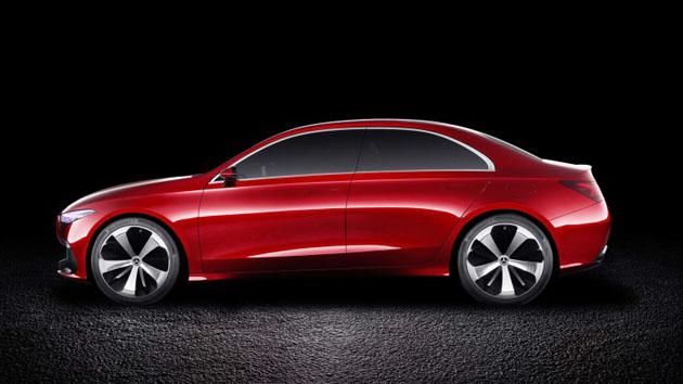 Mercedes-Benz Concept A Sedan 发表！A Class Sedan的雏形！