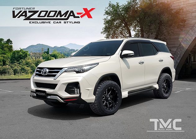 Toyota Fortuner Vazooma-X body kit 登场!