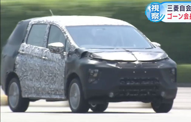 Mitsubishi XM Crossover 现身!会长亲自试驾!