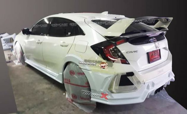 Honda Civic Hatchback Type-R bodykit 现身泰国，泰快了吧？！
