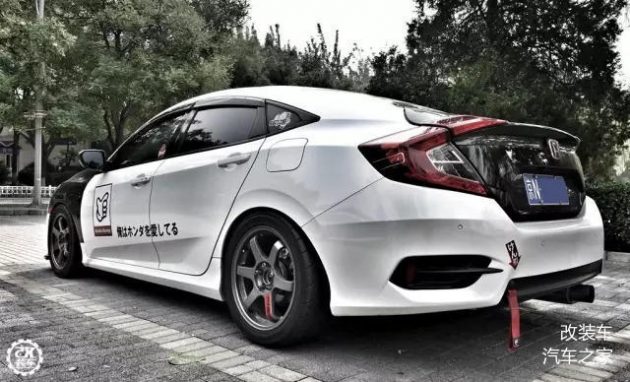Honda Civic FC 暴走族风格,今天要说一则改装车的故事!
