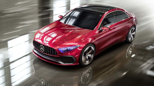 Mercedes-Benz A-Class Sedan 预想图曝光，你喜欢新一代的家族设计吗？