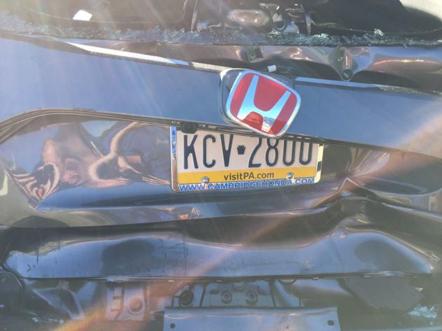 Honda City Type R 最悲惨的遭遇，刚领车就被追尾！