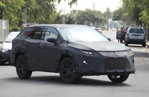 Lexus RX 7人版路试被捕获，第三排空间曝光！