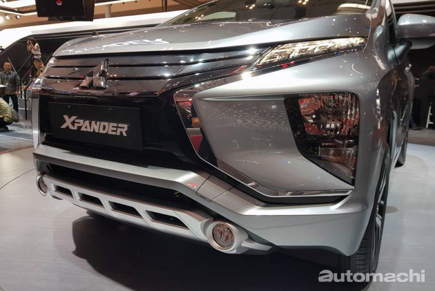 Mitsubishi Xpander 印尼车展正式亮相，实车照抢先看！