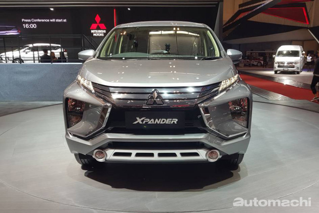 Mitsubishi Xpander 印尼车展正式亮相，实车照抢先看！