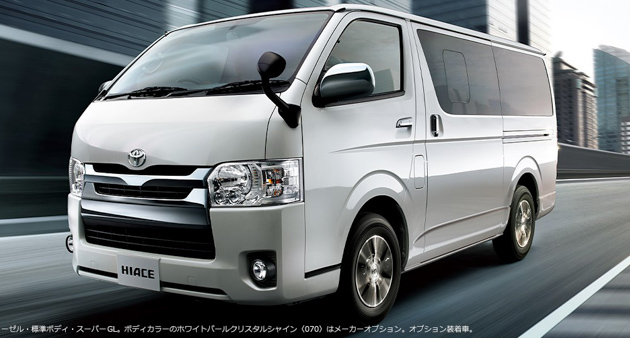 Toyota Hiace 日规小改款，连Van仔都有Toyota Safety Sense！